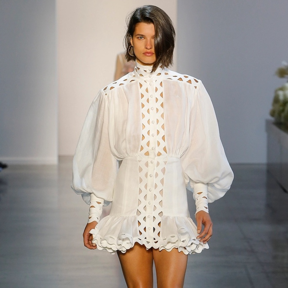 Zimmermann Ninty six wave short dress